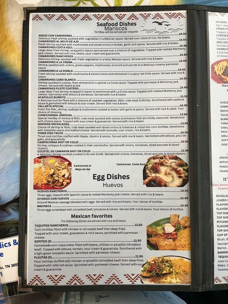 La Costa Mexican Menu image 2