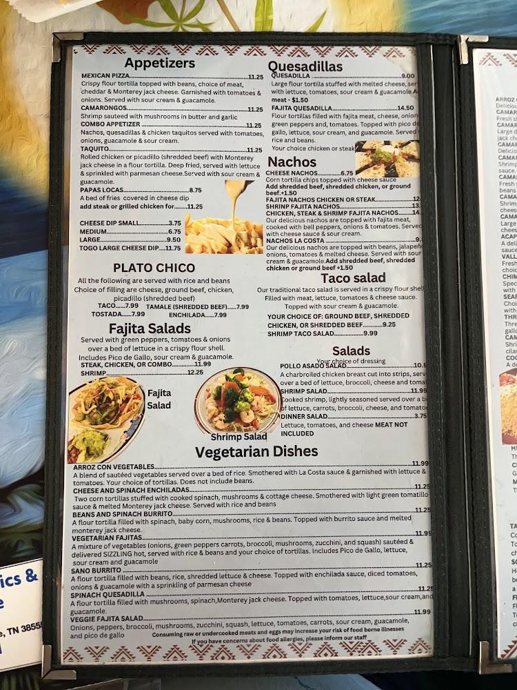 La Costa Mexican Menu image 4